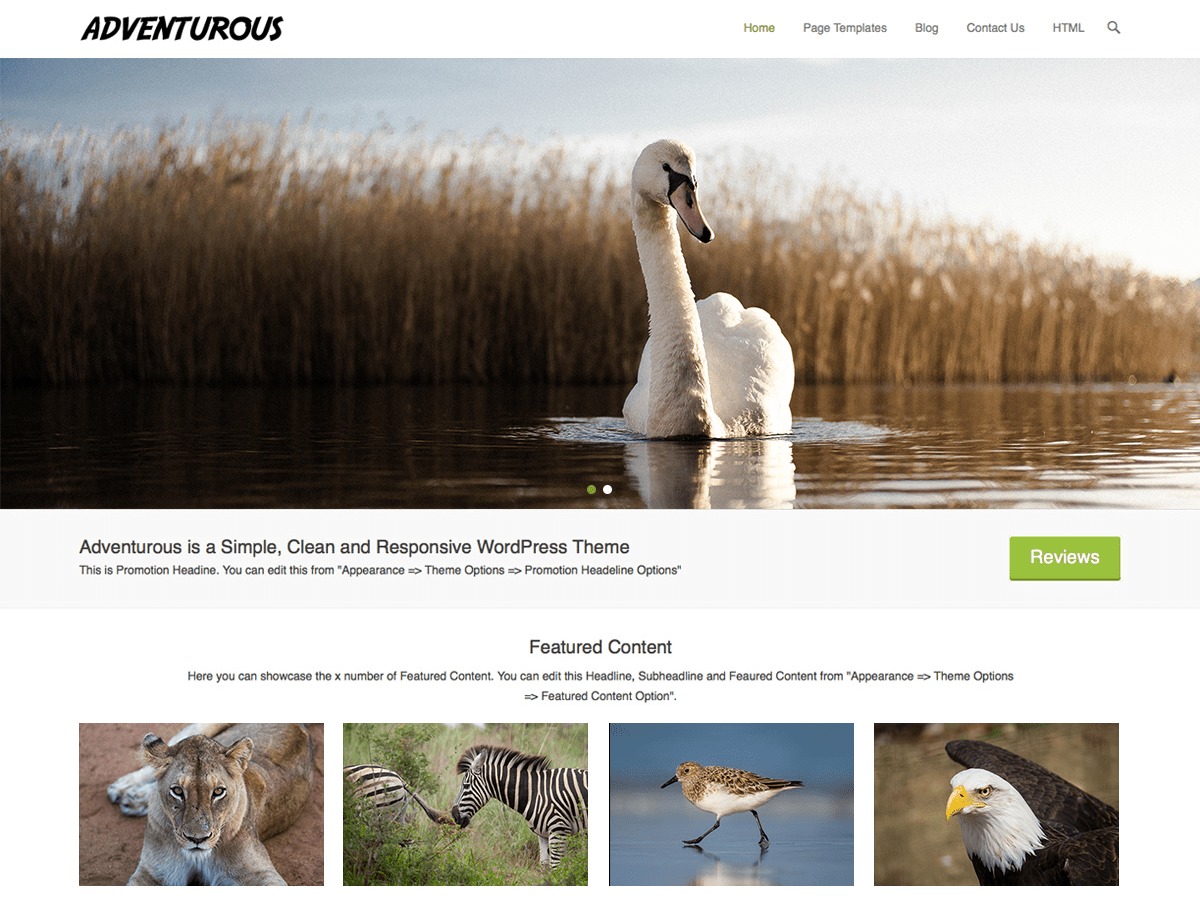 Adventurous WordPress theme image by Catch Themes