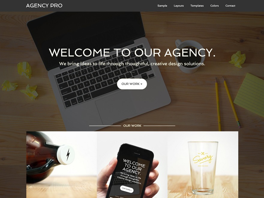 Agency Pro Theme WordPress theme design by StudioPress