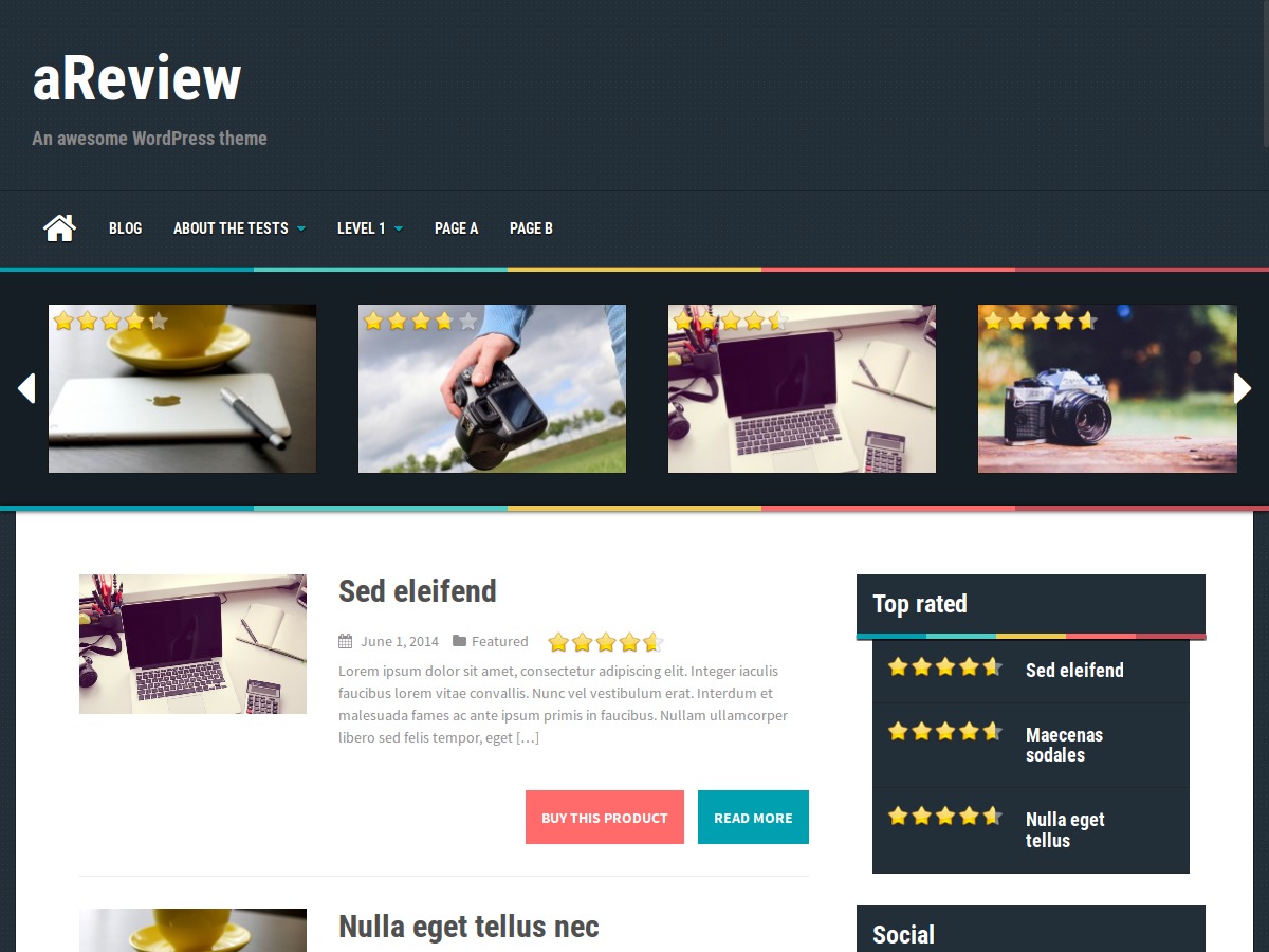 aReview WordPress video theme by aThemes