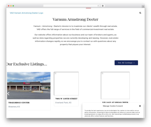 Avada best real estate website - vadllc.com