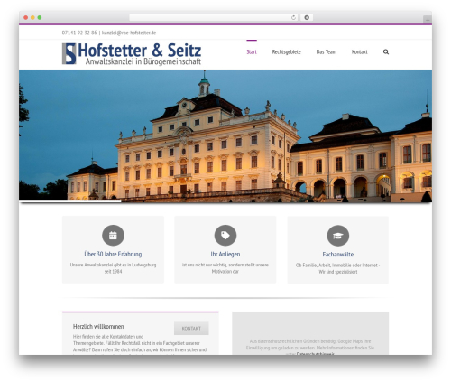 Avada best WordPress theme - rae-hofstetter.de