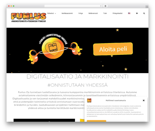 Avada best WordPress theme - funlus.fi