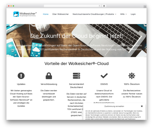 Avada best WordPress theme - wolkesicher.de