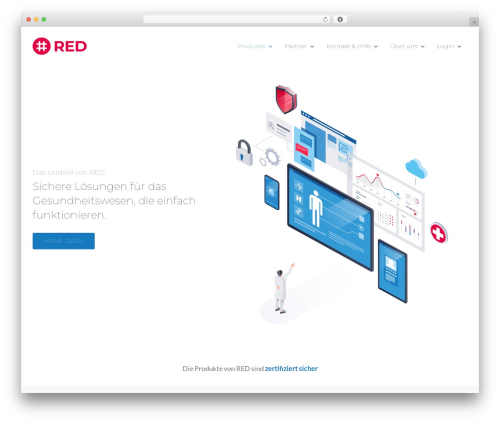 Avada best WordPress theme - redmedical.de