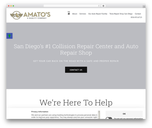 Avada Child best WooCommerce theme - amatosautobody.com