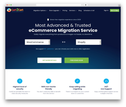 Avada Child best WordPress theme - shopping-cart-migration.com