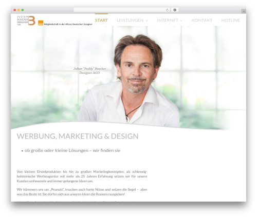 Avada company WordPress theme - paddy-design.de
