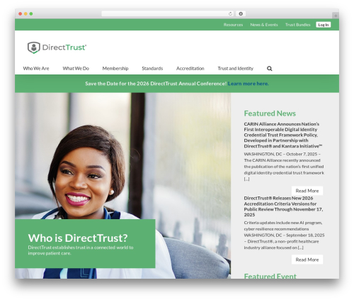 Avada theme WordPress - directtrust.org