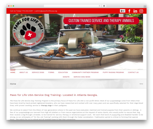 Avada theme WordPress - animalsdeservebetter.org