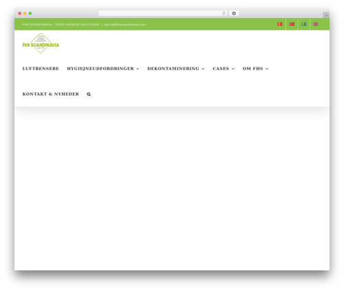Avada theme WordPress - fhsscandinavia.com