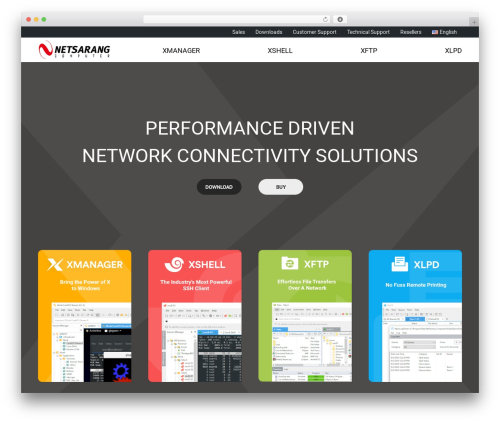 Avada top WordPress theme - netsarang.com