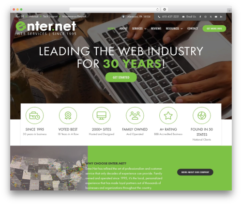 Avada WordPress theme for business - enter.net