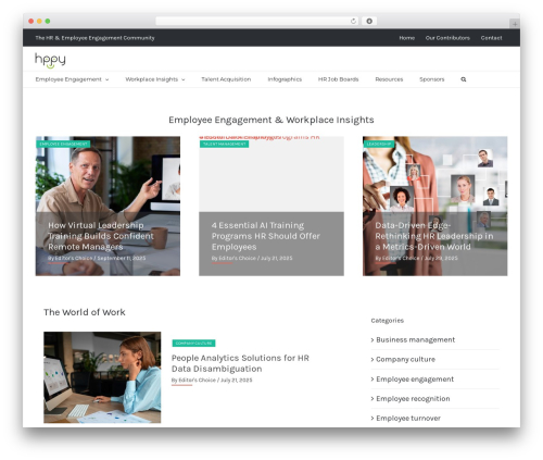 Avada WordPress theme for business - gethppy.com
