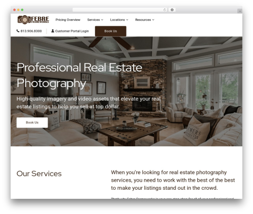 Avada WordPress theme for photographers - febreframeworks.com