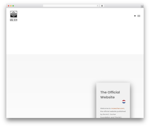 Avada WordPress theme - mcescher.com