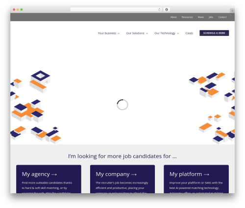 Avada WordPress theme - actonomy.com
