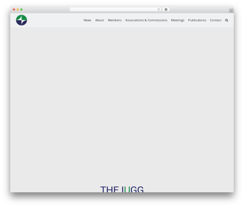 Avada WordPress theme - iugg.org