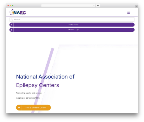 Avada WordPress website theme - naec-epilepsy.org