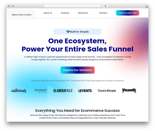 Avada WP theme - avada.io