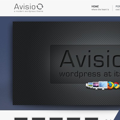 Avisio WordPress theme for business by Kriesi
