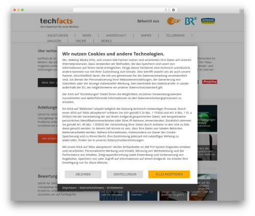 Best WordPress theme Betheme - techfacts.de
