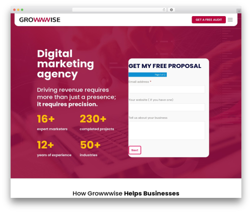 Best WordPress theme Betheme - growwwise.com