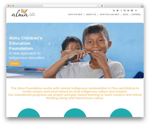 Best WordPress theme Customizr - almafoundation.ca