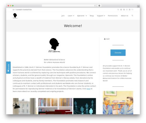 Best WordPress theme OceanWP - bfskinner.org