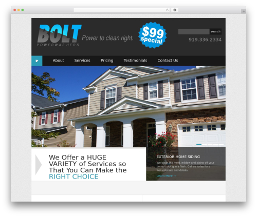 Best WordPress theme theme1540 - boltnc.com