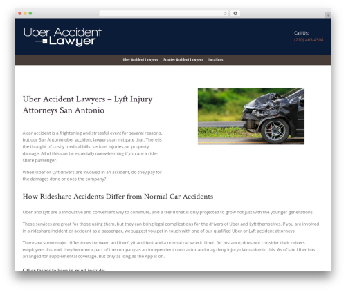 Best WordPress theme Avada - uberaccidentlawyer.net