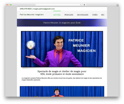 Best WordPress theme Avada - spectaclescolaire.net
