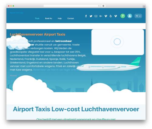 Best WordPress theme Avada - airport-taxis.be