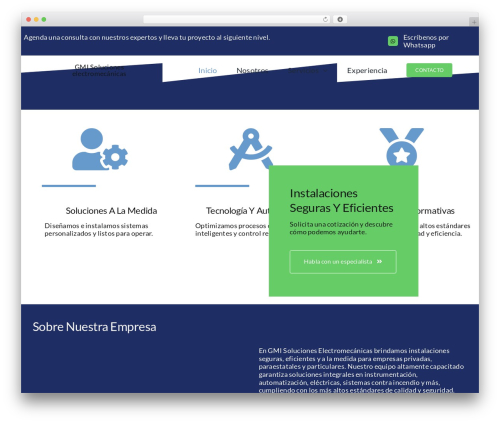 Best WordPress theme Avada - gminstalaciones.mx