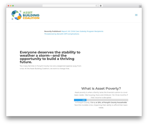 Best WordPress theme Divi - abcforsyth.org