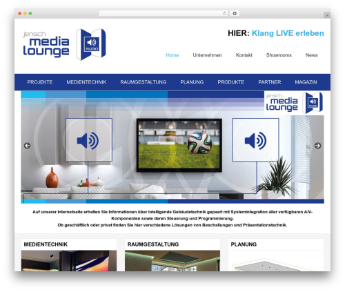 Best WordPress theme Enterprise Pro Theme - medialounge-jensch.de