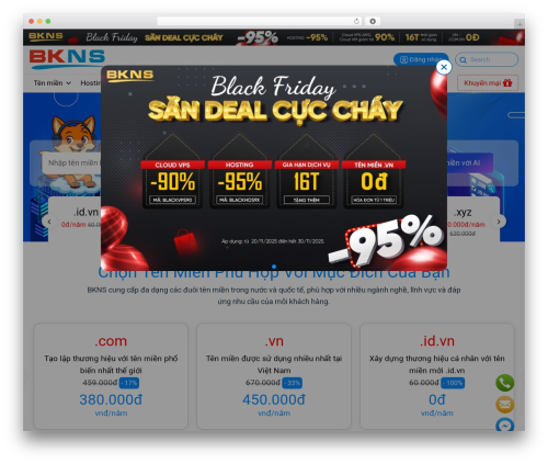 BKNS premium WordPress theme - bkns.vn