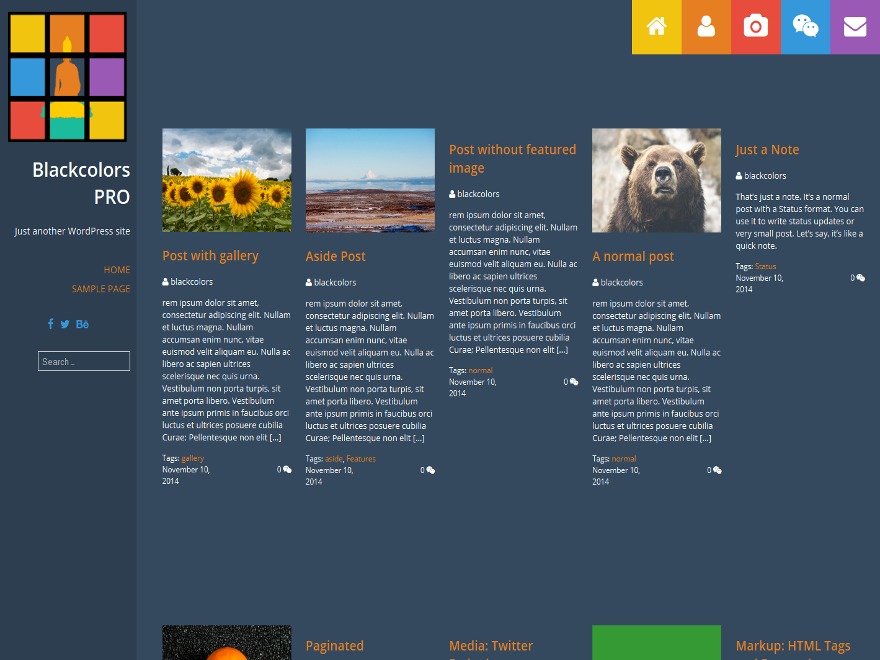 blackcolors best WordPress theme