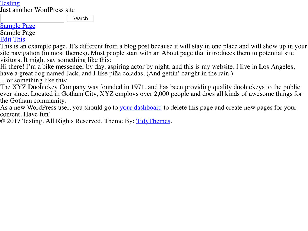 BlankSlate theme WordPress free