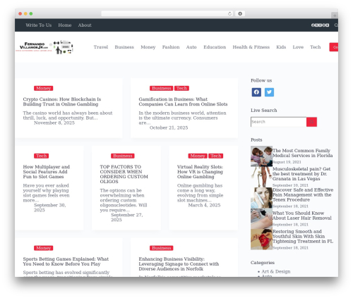 Blocksy WordPress theme for business - fernandovillamorjr.com