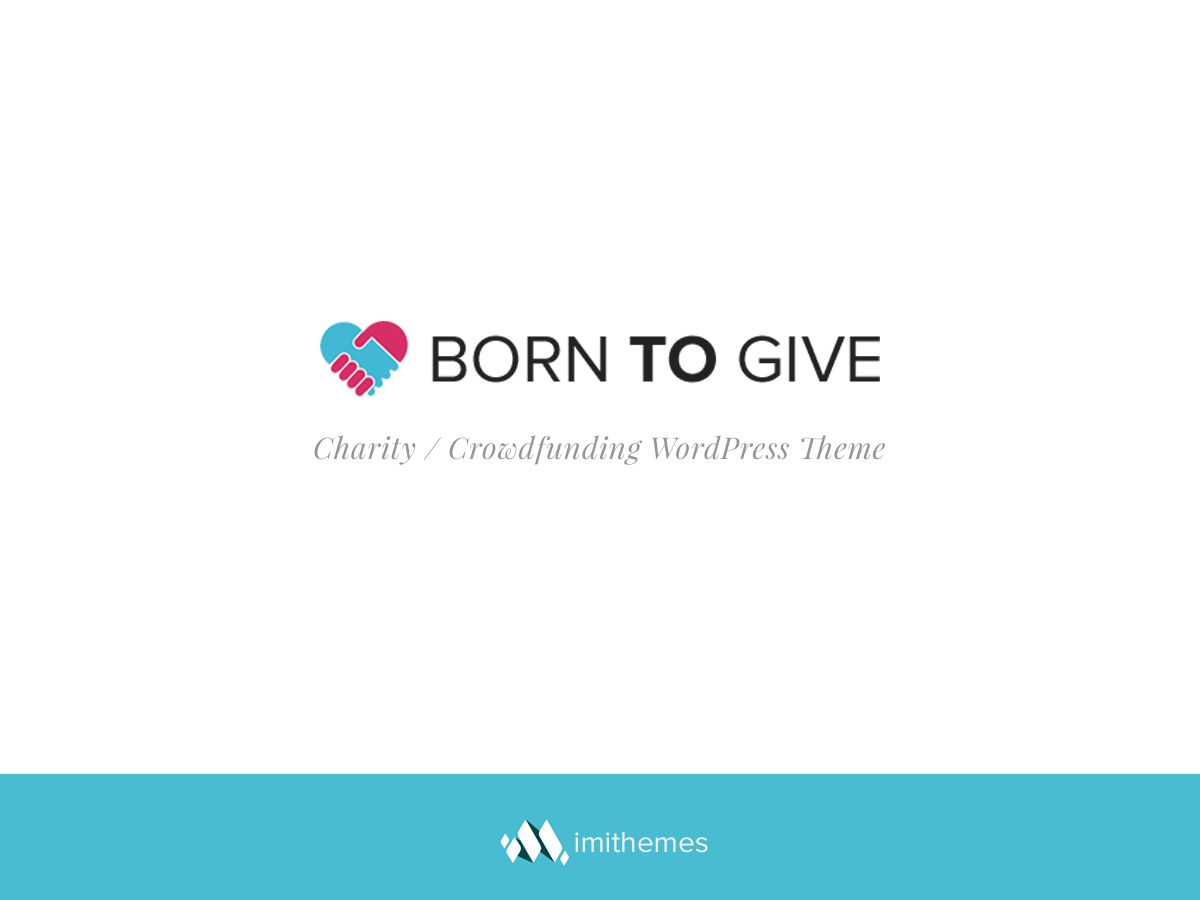 Born To Give WordPress website theme