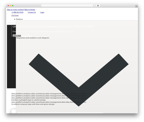 Bricks premium WordPress theme - clicdata.com
