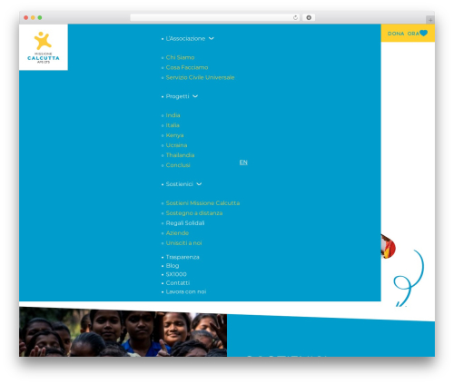 Bricks WordPress page theme - missionecalcutta.it
