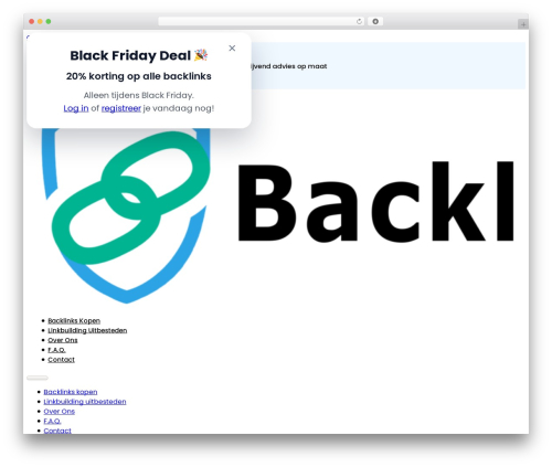 Bricks WordPress website theme - backlinks.nl