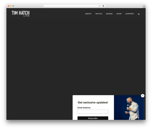 Bridge WordPress website theme - timhatchlive.com