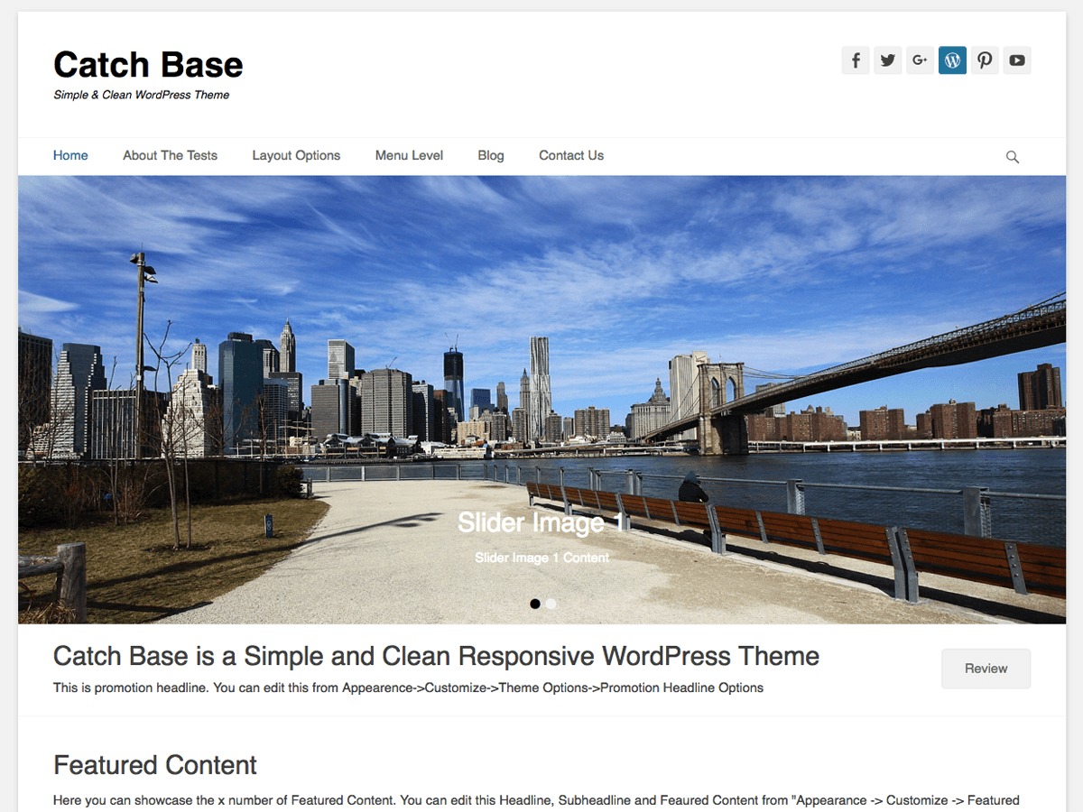 Catch Base free WordPress theme by Catch Themes