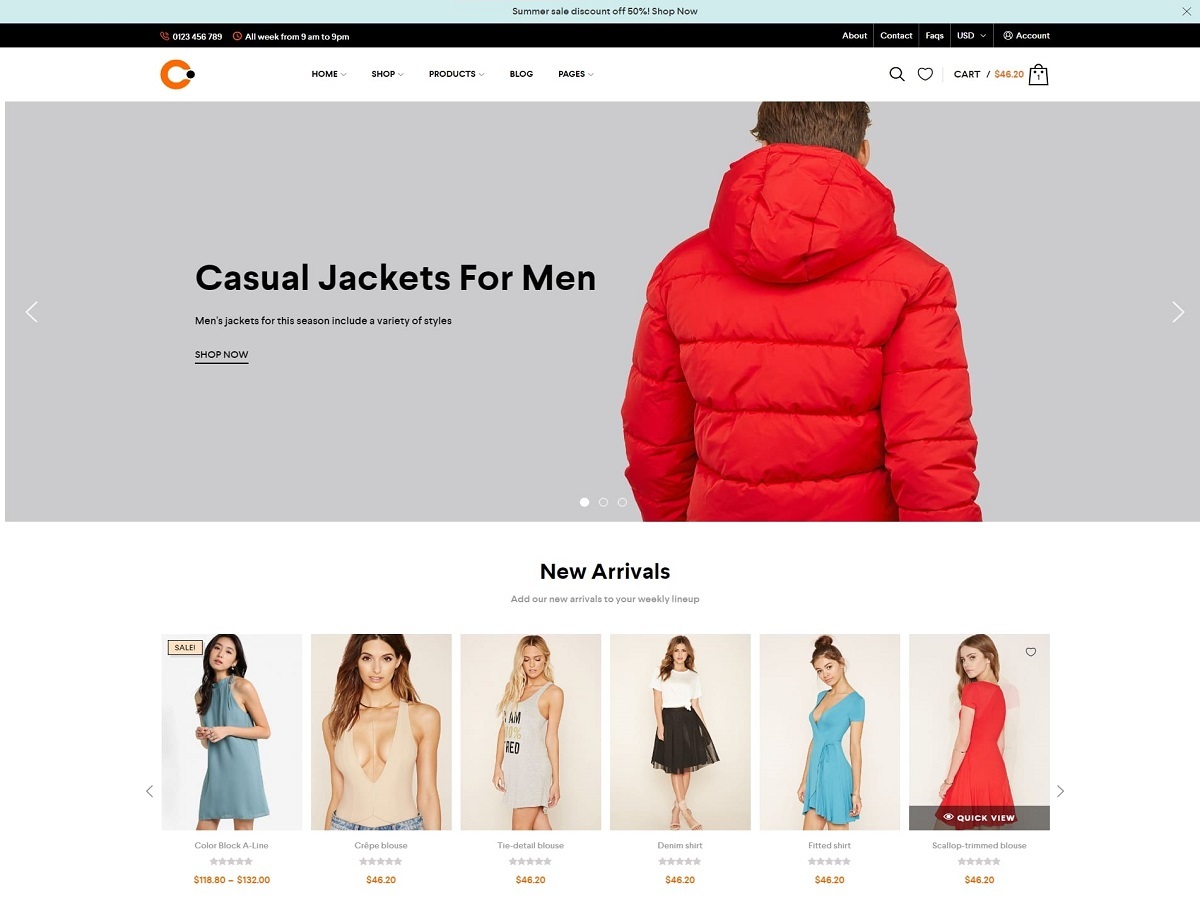 Cerato WordPress ecommerce theme