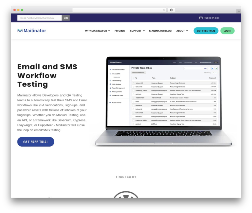 Slider Revolution (revslider) WordPress plugin - mailinator.com