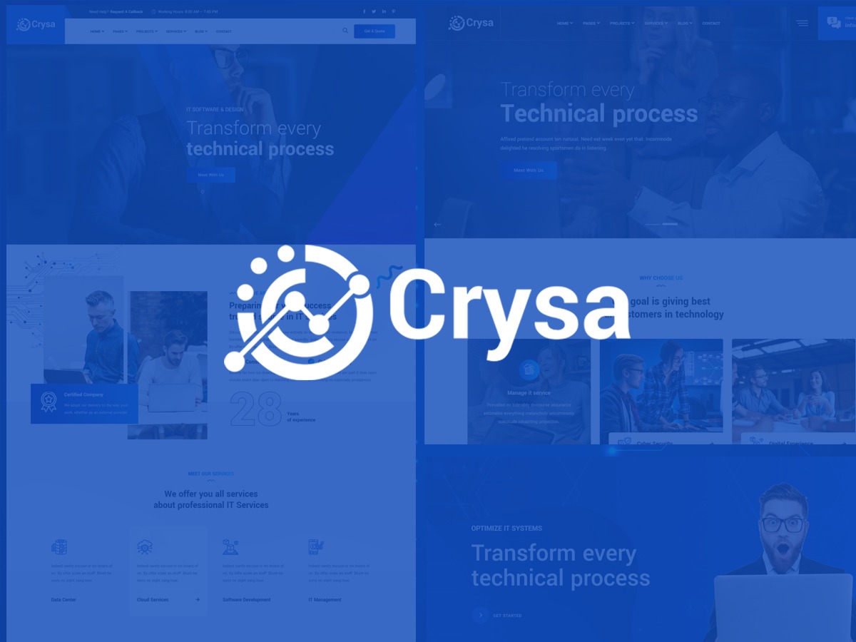 Crysa WordPress theme