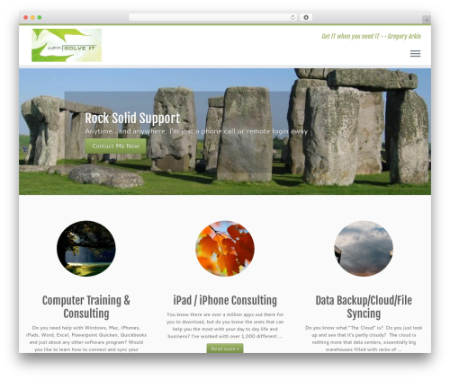 Customizr free WP theme - appsolve.it