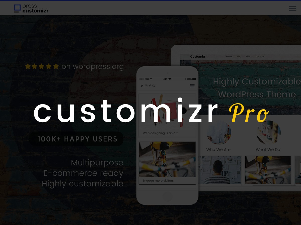 Customizr Pro WordPress theme